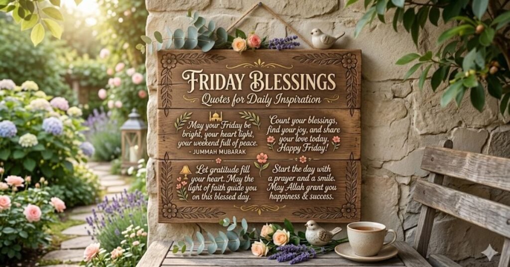 Friday Blessings Quotes for Daily Inspiration