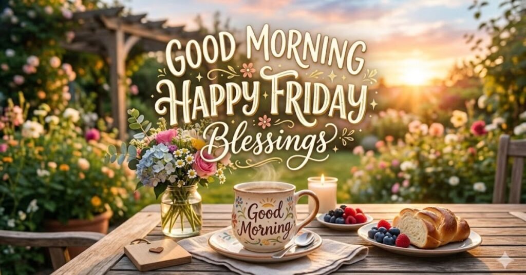 Good Morning Happy Friday Blessings