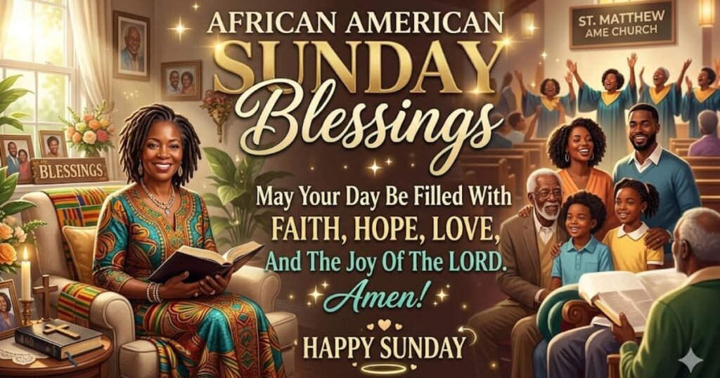 African American Sunday Blessings GIF Quotes