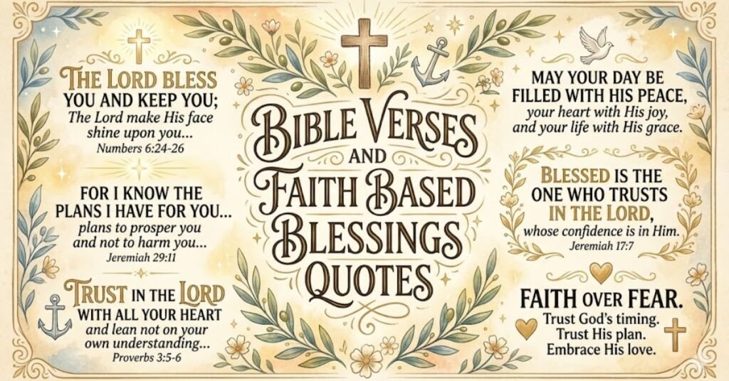 Bible Verses And Faith Based Blessings Quotes