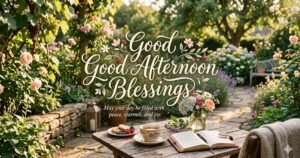 good afternoon blessings