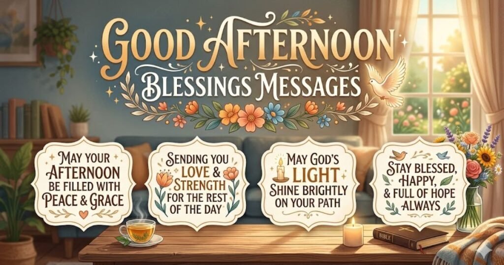 Good Afternoon Blessings Messages