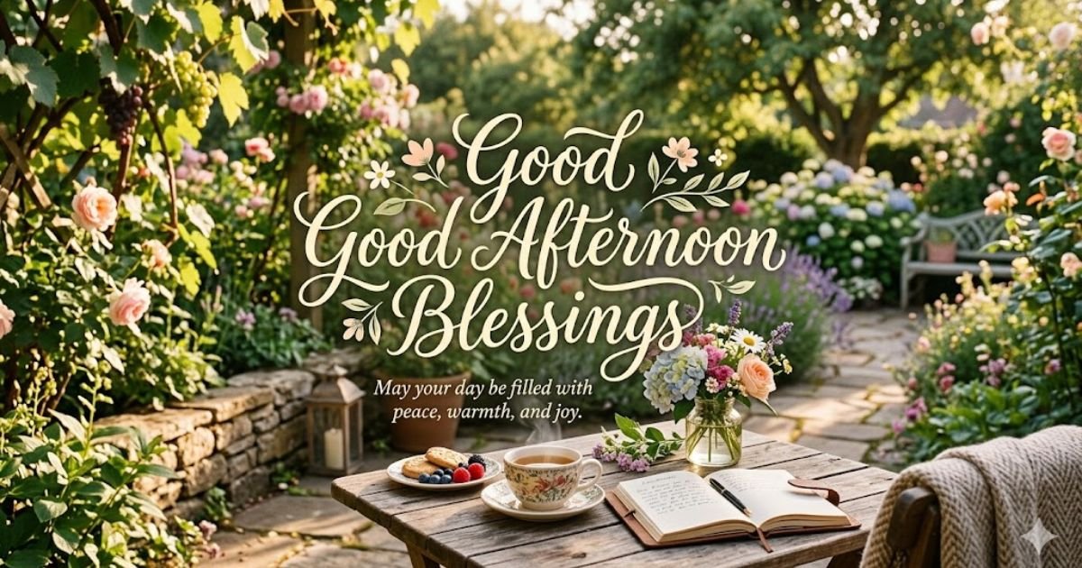 good afternoon blessings