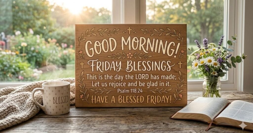 Good Morning Friday Blessings Bible Verses
