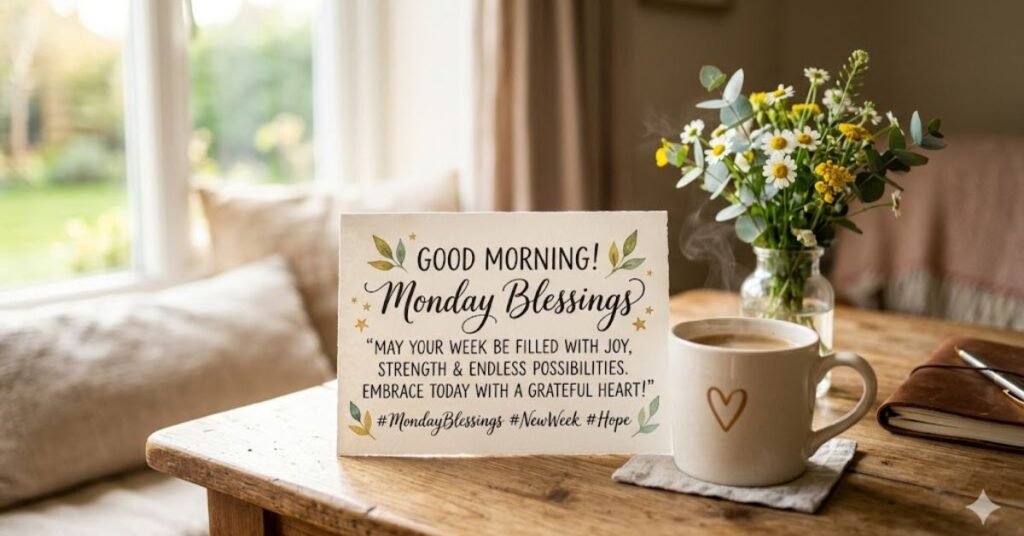 Good Morning Monday Blessings Quotes