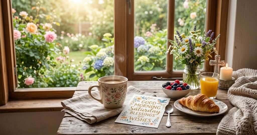 Good Morning Saturday Blessings and Wishes