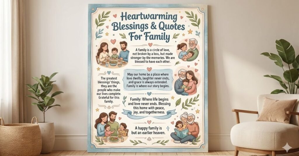 Heartwarming Blessings Quotes For Family
