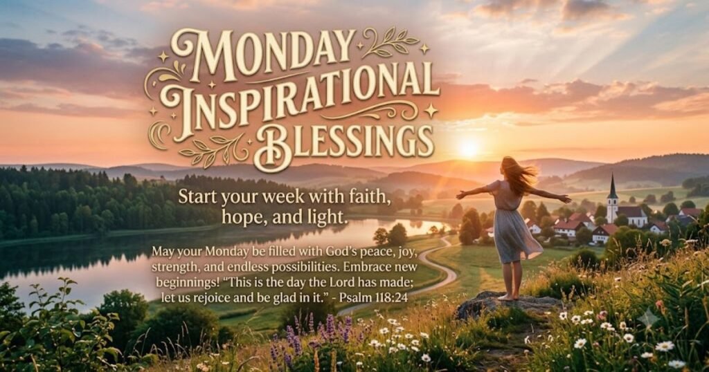 Monday Inspirational Blessings Images