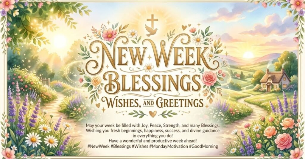 New Week Blessings Wishes and Greetings