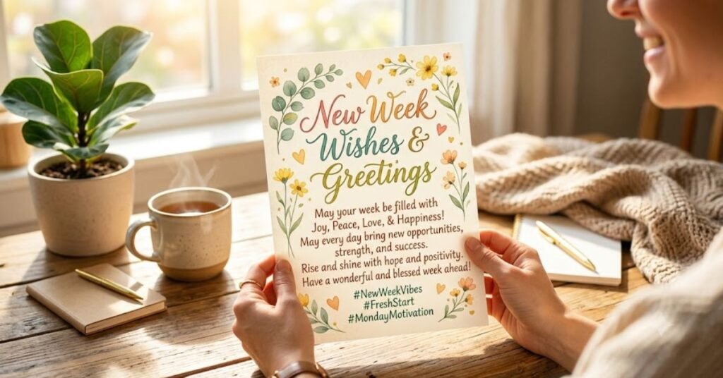 New Week Wishes and Greetings