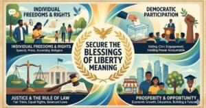 secure the blessings of liberty meaning