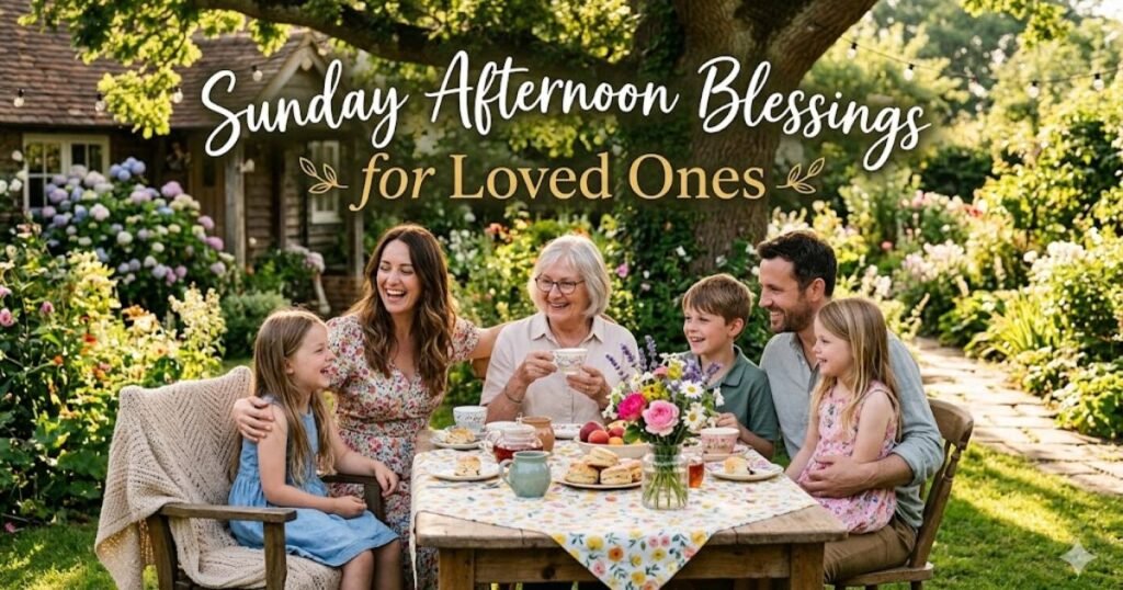 Sunday Afternoon Blessings for Loved Ones