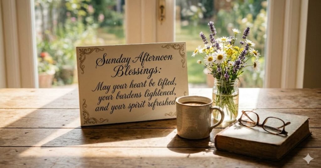 Sunday Afternoon Blessings Quotes