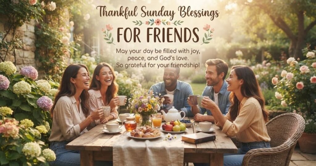 Thankful Sunday Blessings for Friends