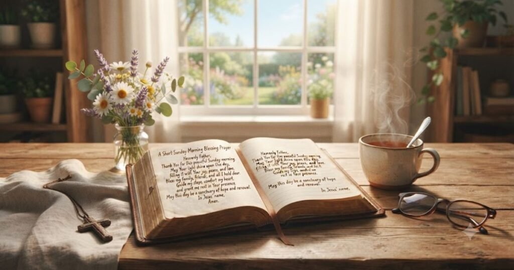 A Short Sunday Morning Blessing Prayer