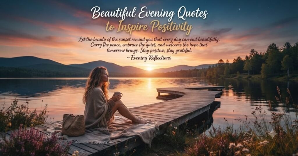 Beautiful Evening Quotes to Inspire Positivity