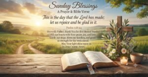 bible verse sunday blessings prayer
