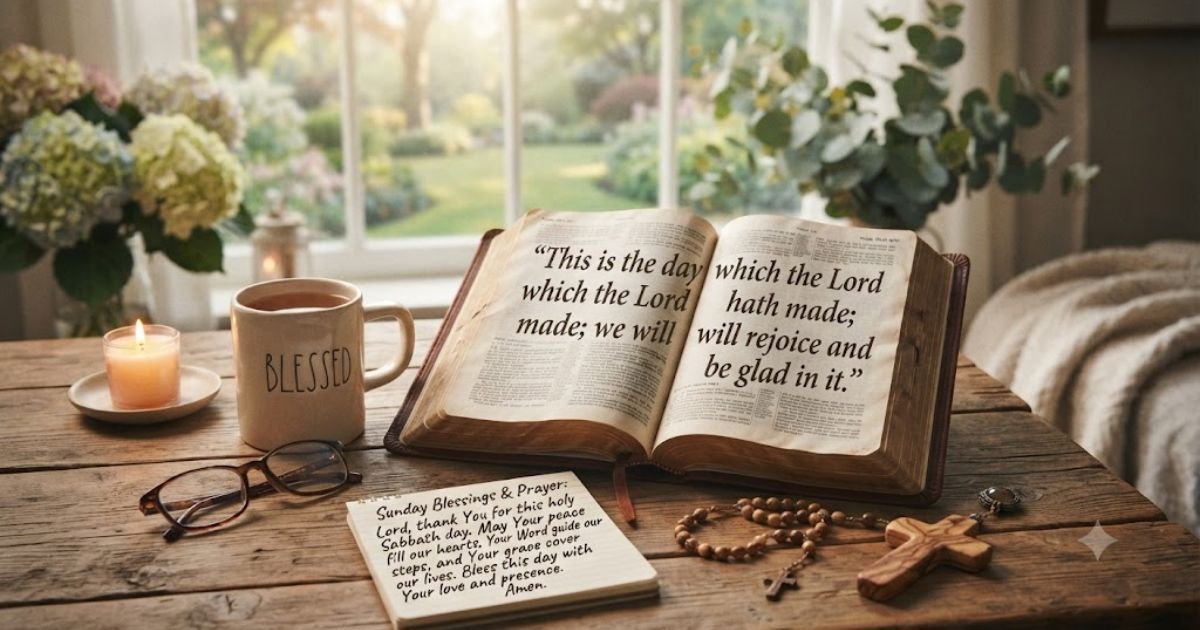bible verse sunday blessings prayer