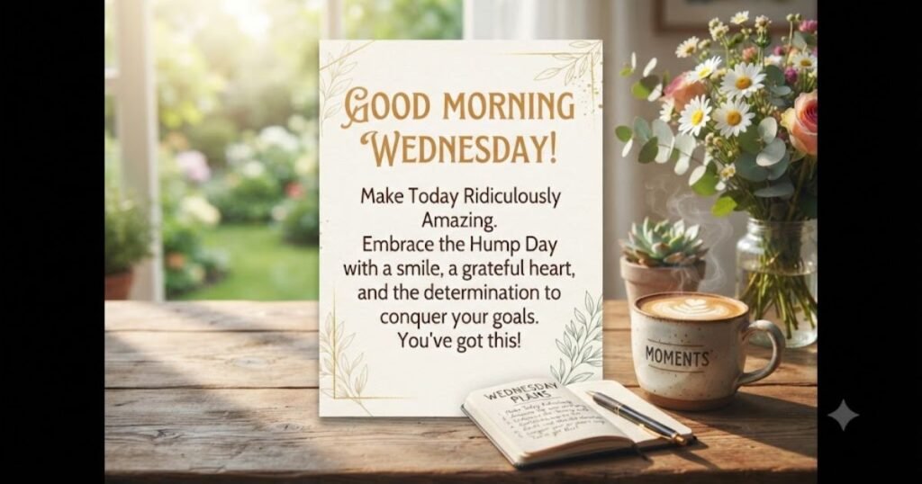 Encouraging Good Morning Wednesday Quotes
