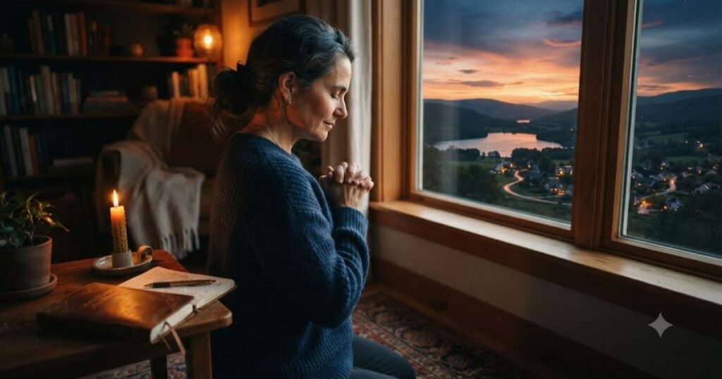 Evening prayer of gratitude