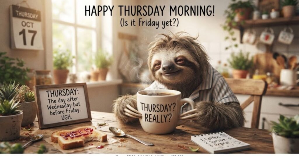 Funny Thursday Morning Greetings