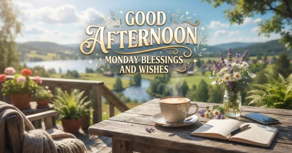 Good Afternoon Monday Blessings and Wishes