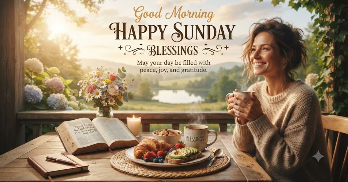good morning happy sunday blessings