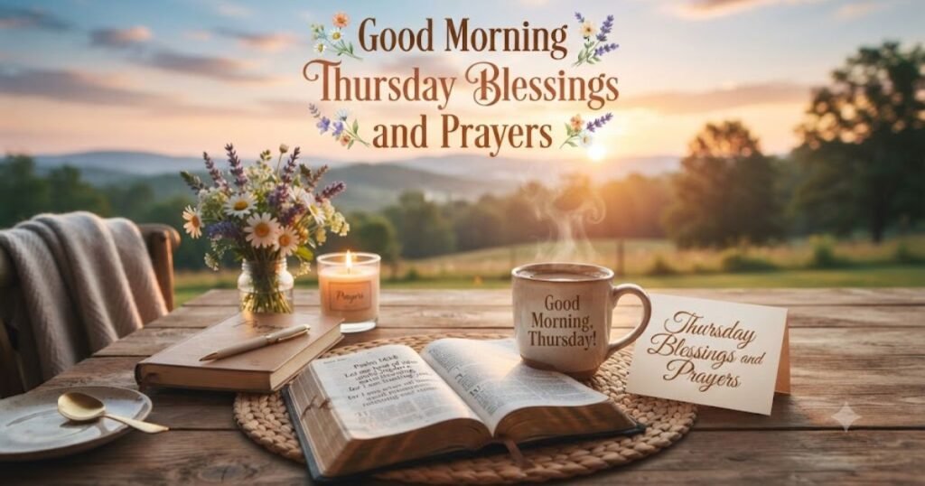 Good Morning Thursday Blessings and Prayers