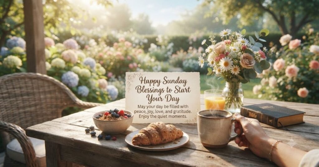 Happy Sunday Blessings to Start Your Day