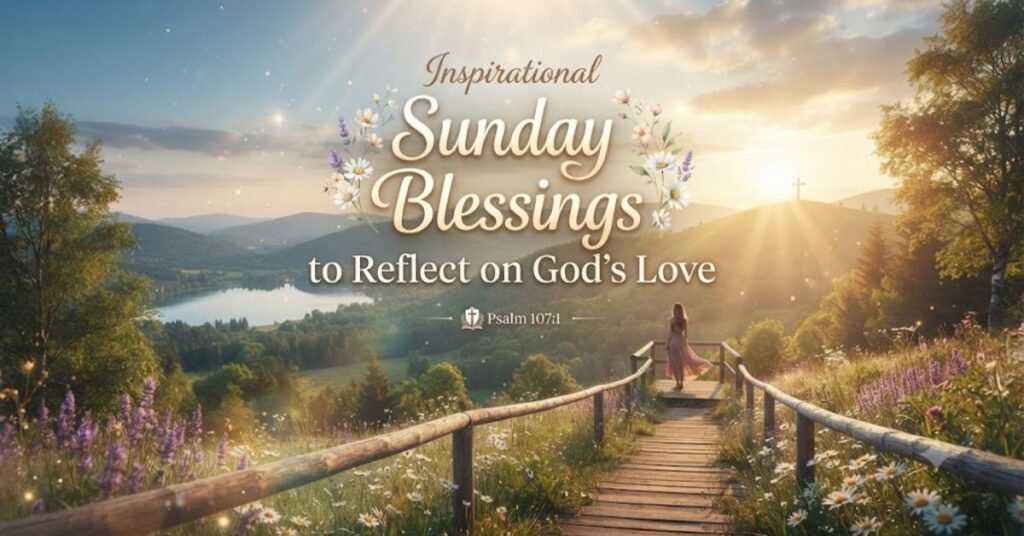 Inspirational Sunday Blessings to Reflect on God’s Love