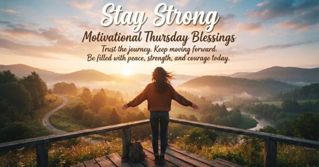 Motivational Thursday Blessings to Stay Strong