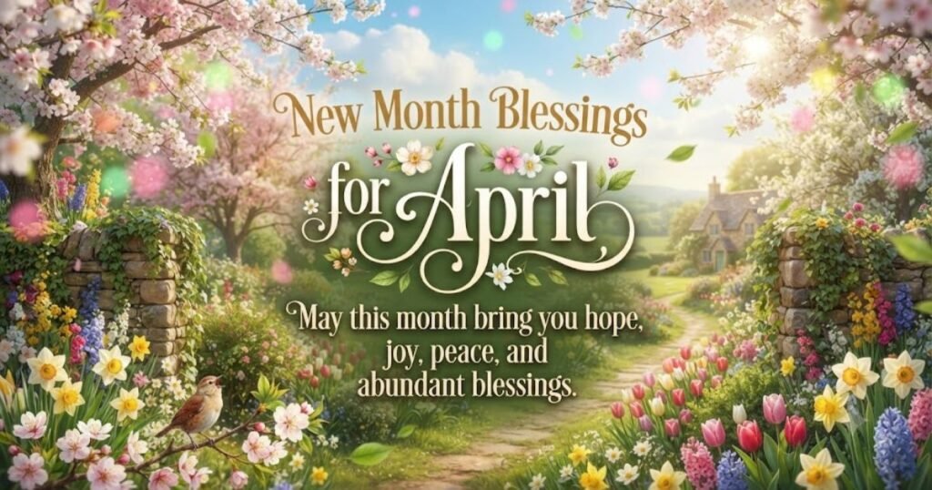 New Month Blessings for April