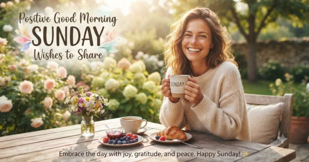 Positive Good Morning Sunday Wishes to Share