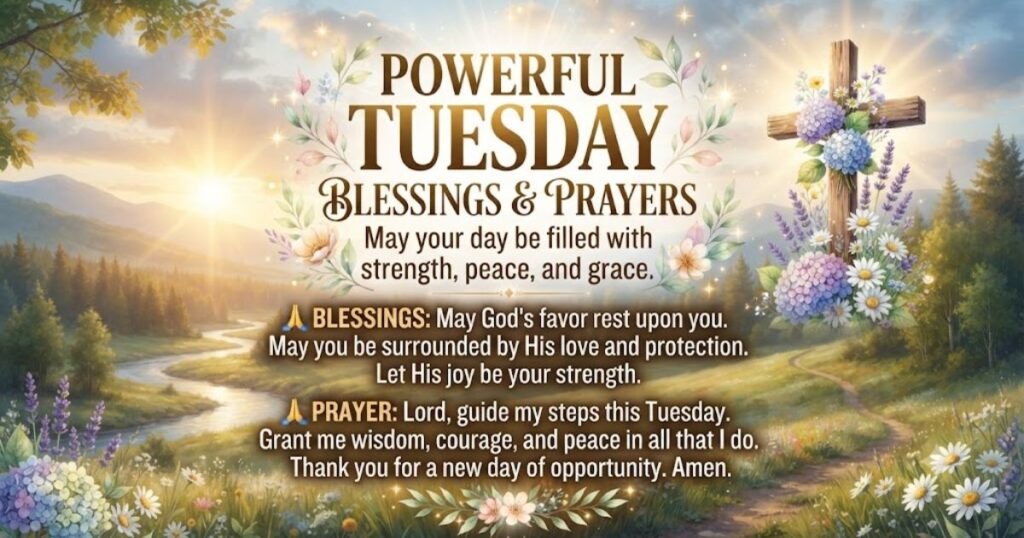 Powerful Tuesday Blessings and Prayers