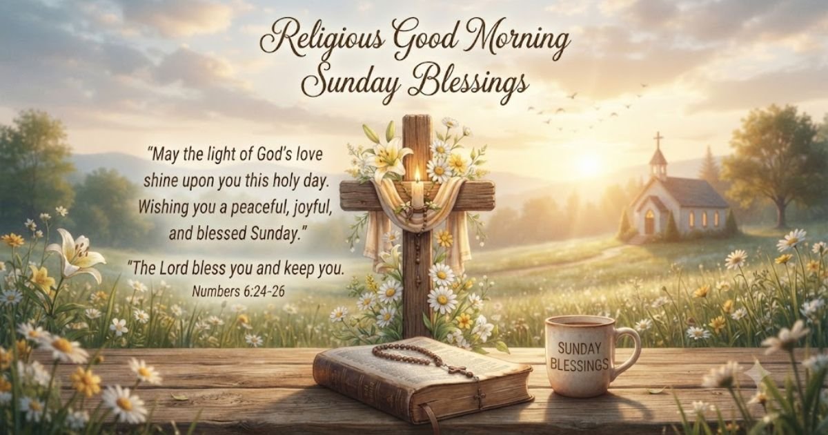 religious good morning sunday blessings