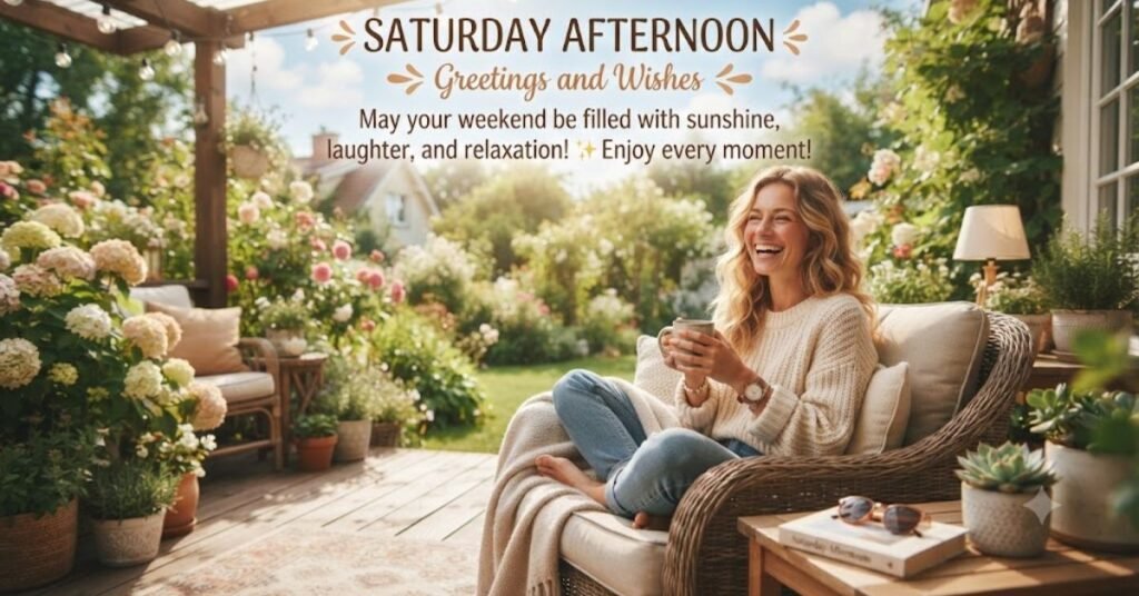 Saturday Afternoon Greetings and Wishes