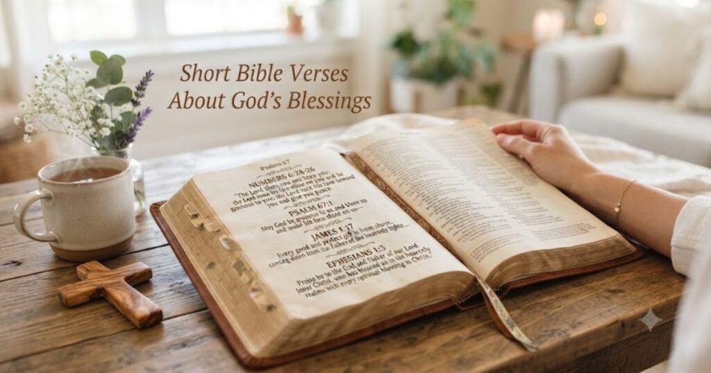 Short Bible Verses About God's Blessings