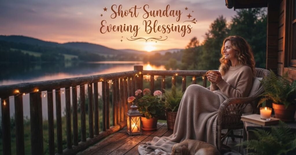 Short Sunday Evening Blessings