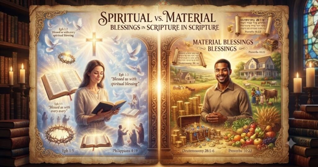 Spiritual vs. Material Blessings in Scripture