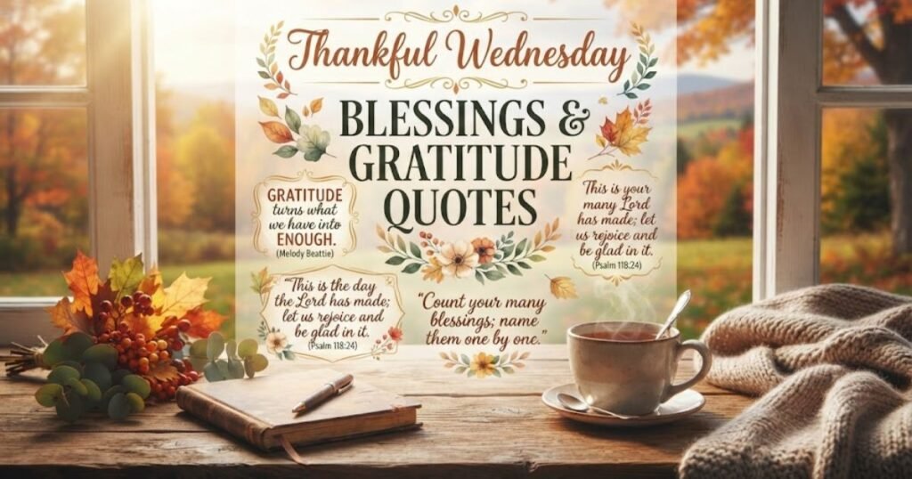 Thankful Wednesday Blessings and Gratitude Quotes