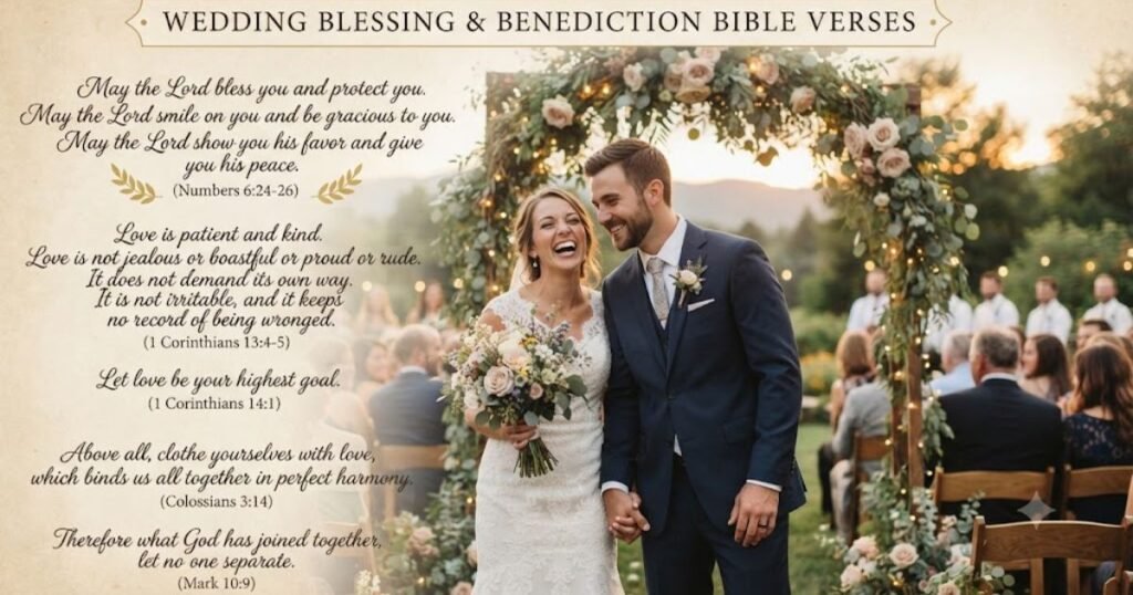 Wedding Blessing and Benediction Bible Verses