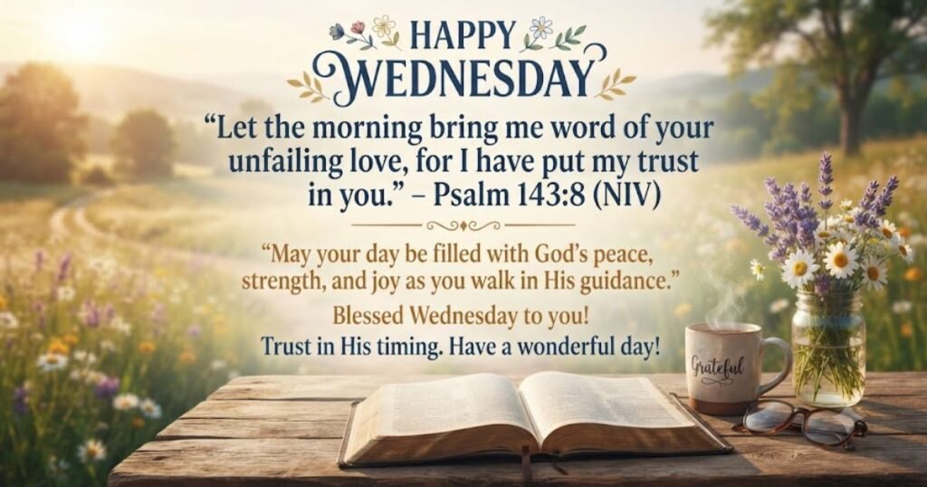 Wednesday Bible Verses with Blessing Messages