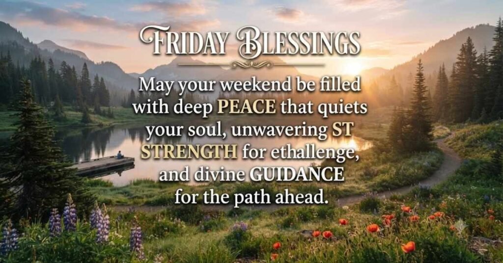 Friday Blessings Quotes for Peace, Strength, and Guidance