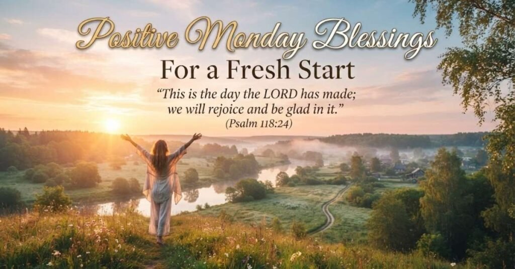 Positive Monday Blessings for a Fresh Start