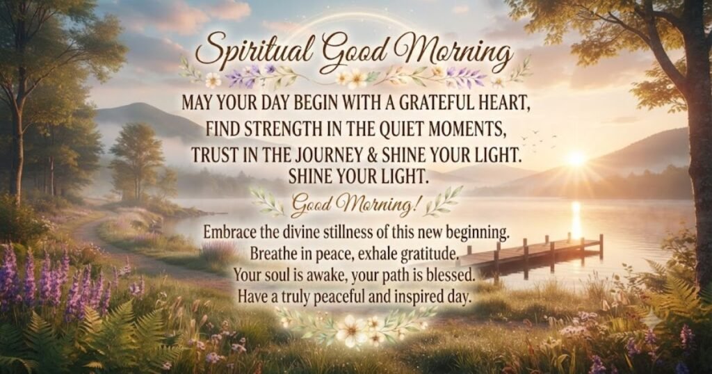 Spiritual Good Morning Quotes and Messages