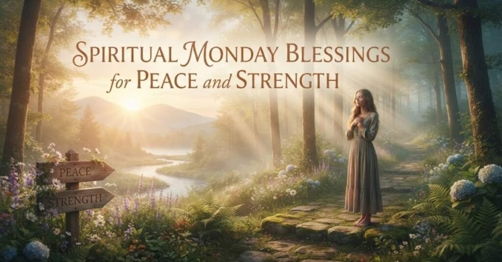 Spiritual Monday Blessings for Peace and Strength
